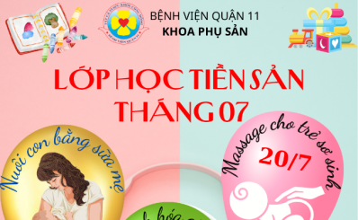 Lớp học tiền sản tháng 07 năm 2023